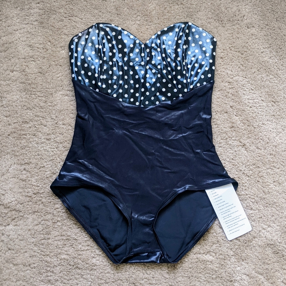 Black Milk Polka Party Sweetheart Bodysuit size S BNWT